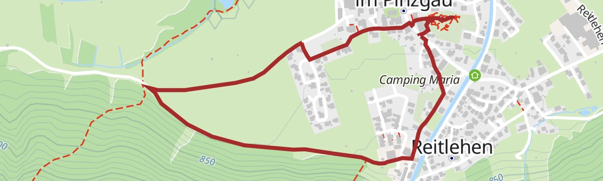 Route map: Dorfrunde Hollersbach